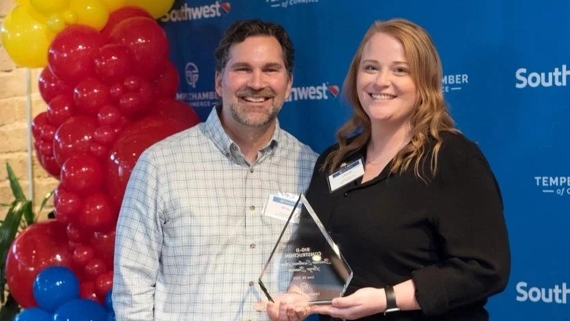 Big-D Construction Tempe, AZ Office Wins Tempe Business Excellence Award